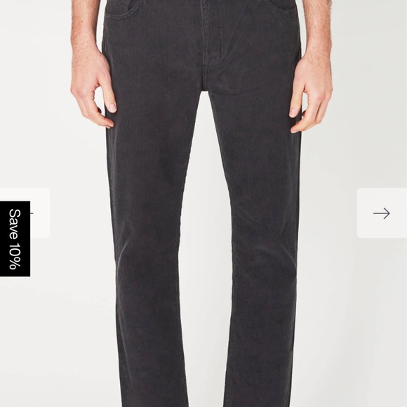 Rollas Relaxo Black Corduroy Pant - Picture 7 of 7